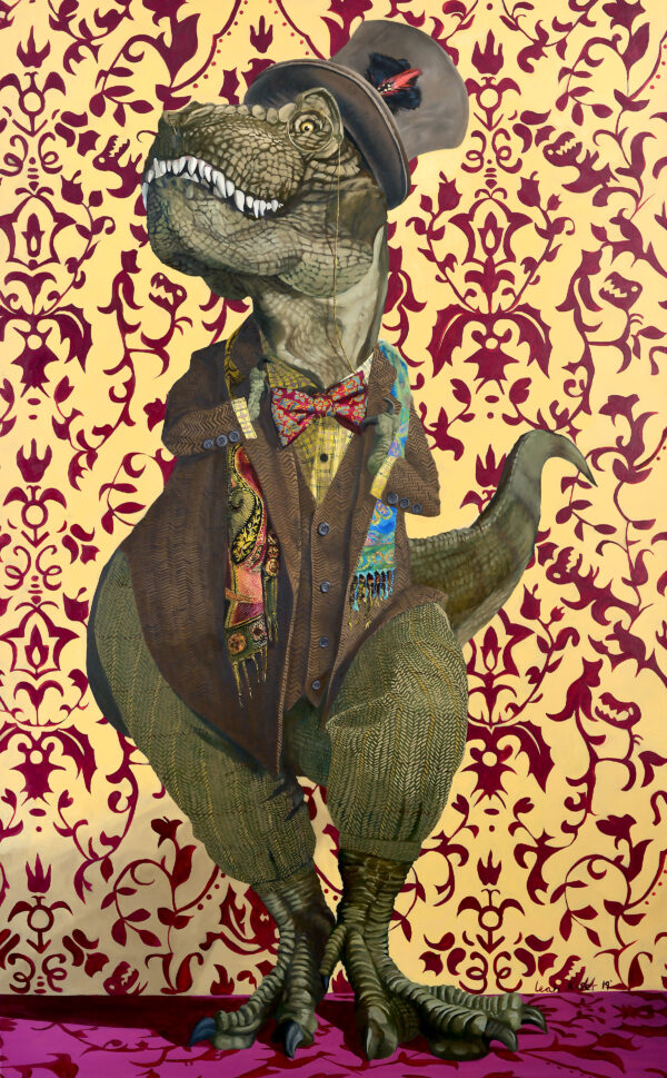 Sexy Rexy - Oil Painting by Leah Kiser
