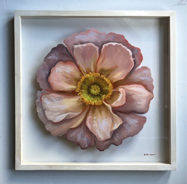 Oil on Clear Acrylic Glass
