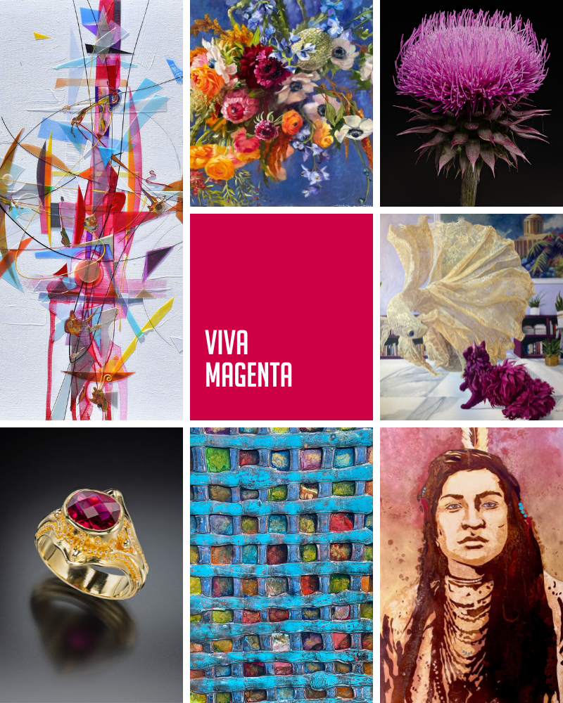 Viva magenta palettes